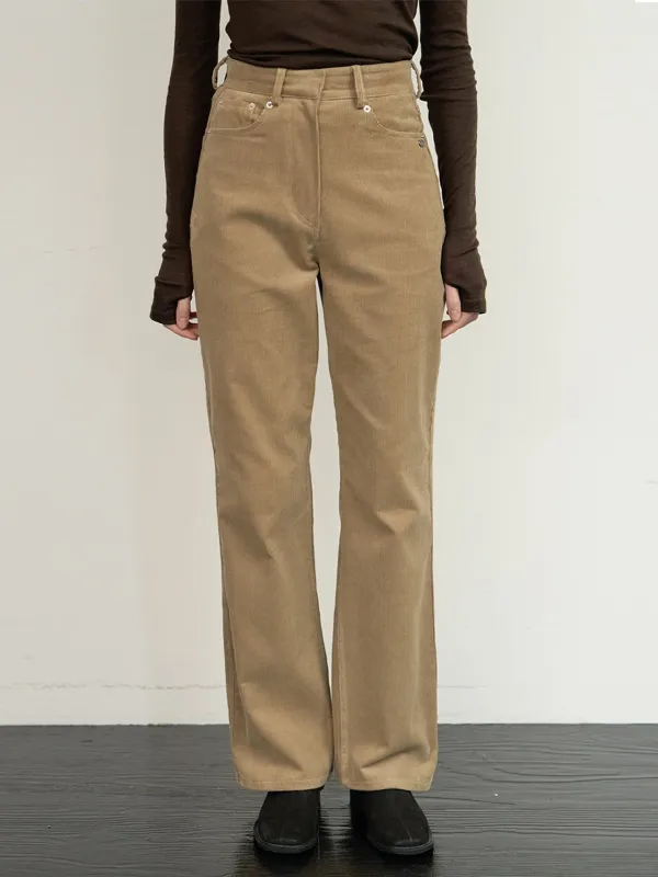 Polina corduroy staraight pants