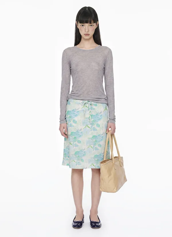 FRENCH BLUE SKIRT