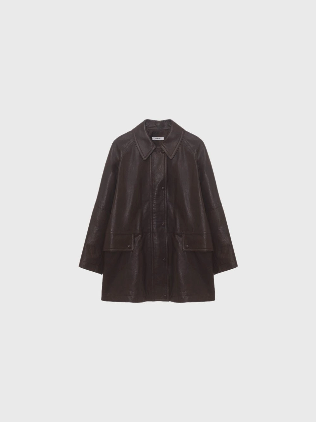 [Exclusive] Lambskin field jacket (brown)