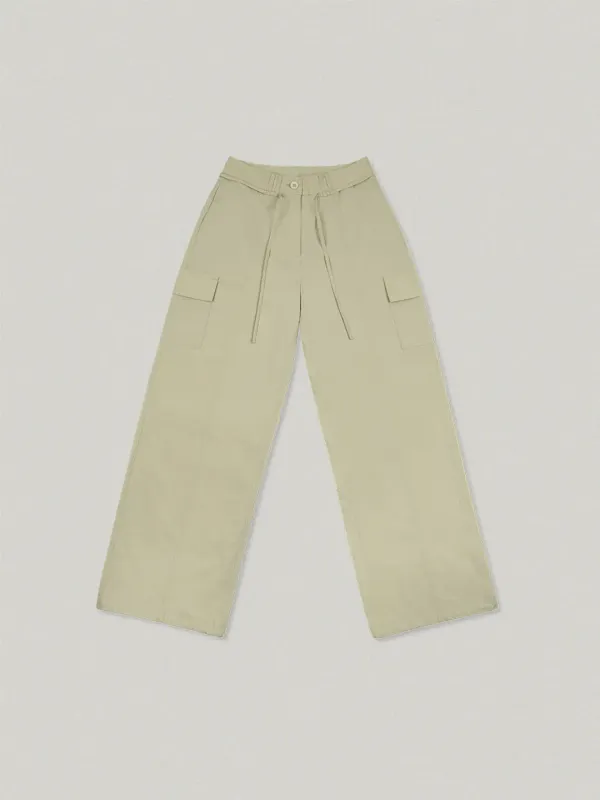 Parachute Nylon Pants - olive패러슈트 나일론 팬츠