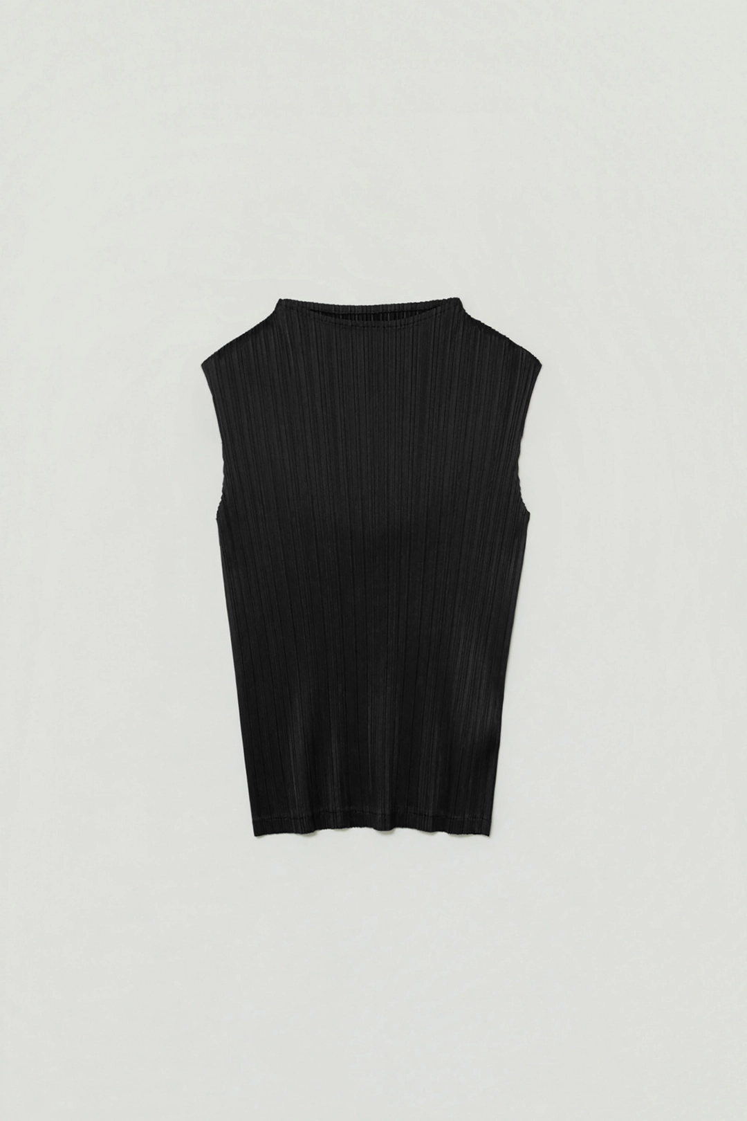 세이지먼트 LYNE PLEATED SLEEVELESS TOP_BLACK 상품 이미지 1
