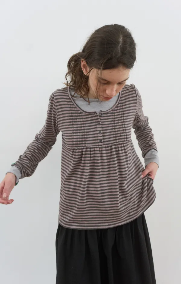 433. Pleatline T_Lavender Grey