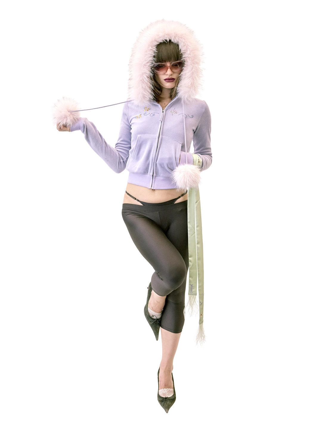 스컬프터 Hella Sexy Thong Capri Brown 상품 이미지 2