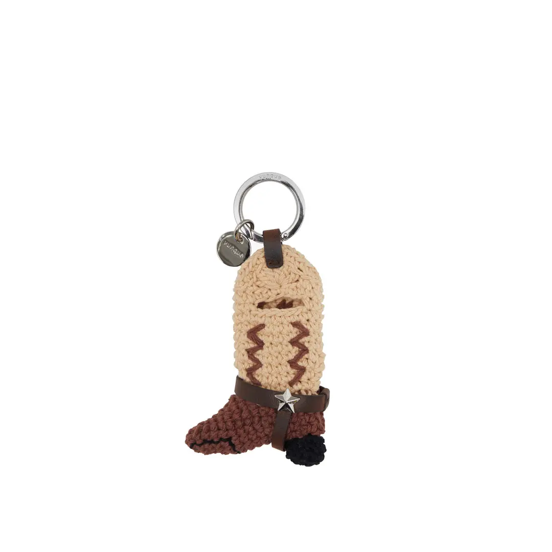 분크 [아울렛] Crochet Western Boots Charm (크로셰 웨스턴 부츠 참) Brown 상품 이미지 2