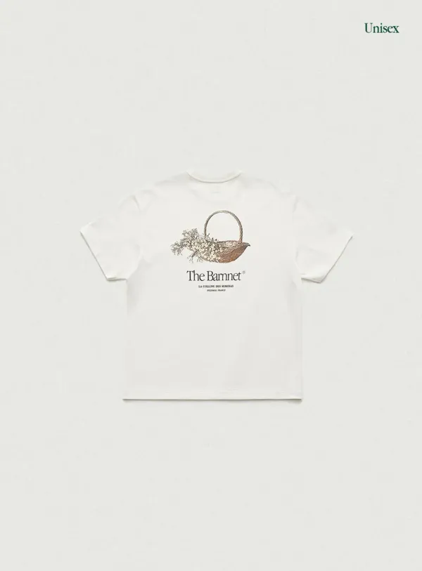 Flower Basket T-Shirt_White