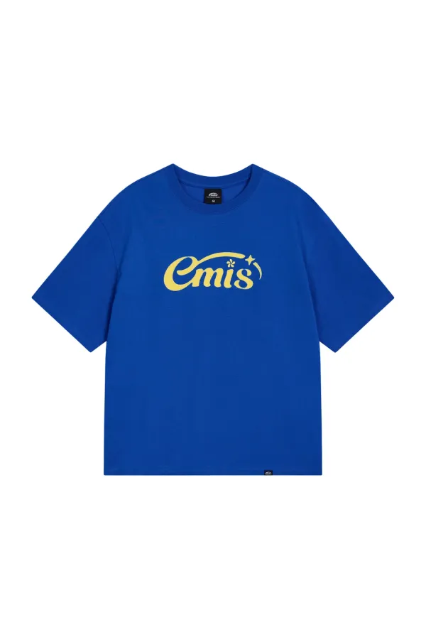 HALO LOGO T-SHIRT-COBALT BLUE