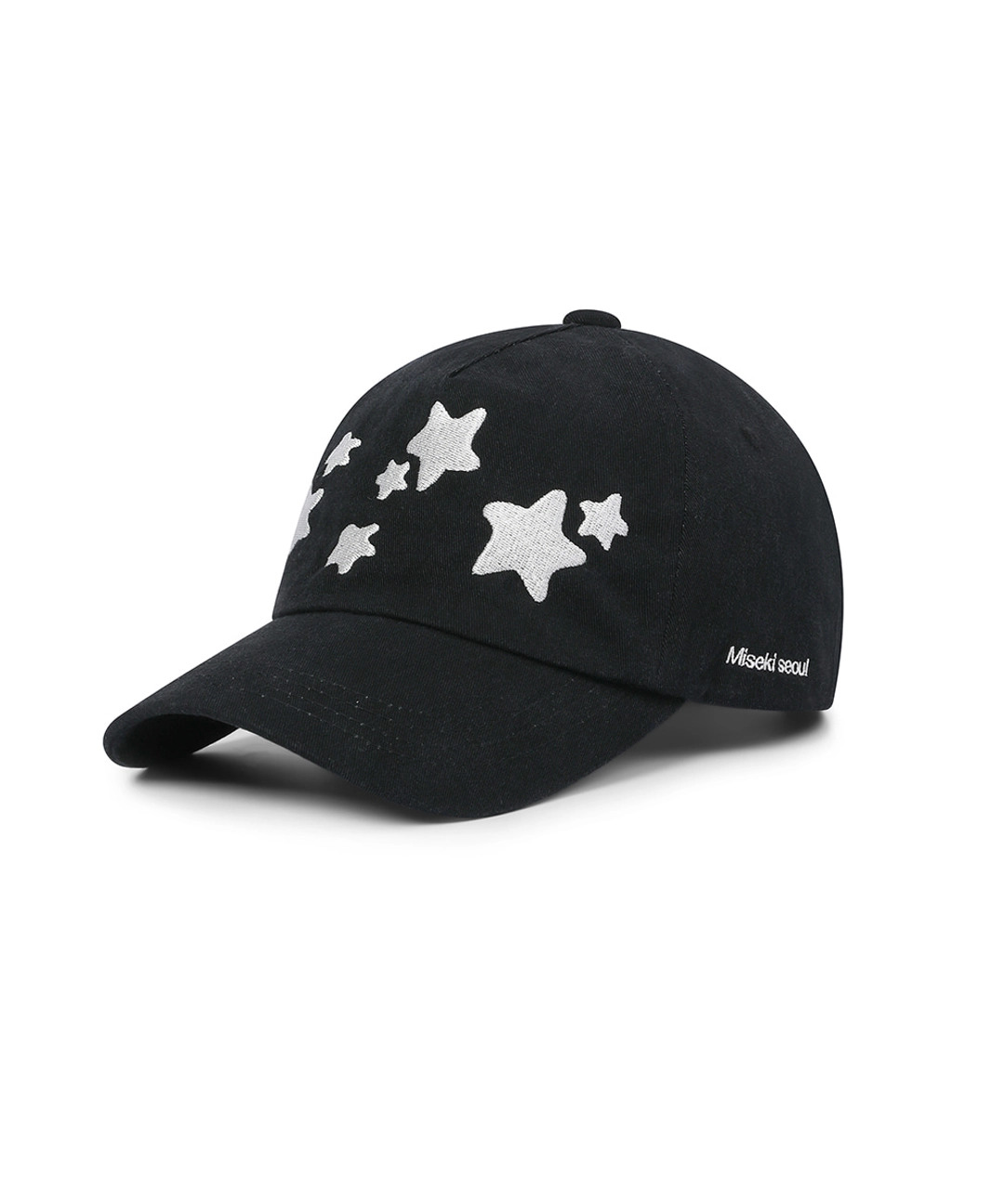 미세키서울 Midnight stars logo ball cap BLACK 상품 이미지 2