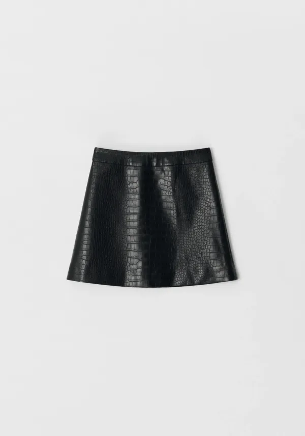 MERYL LEATHER SKIRT