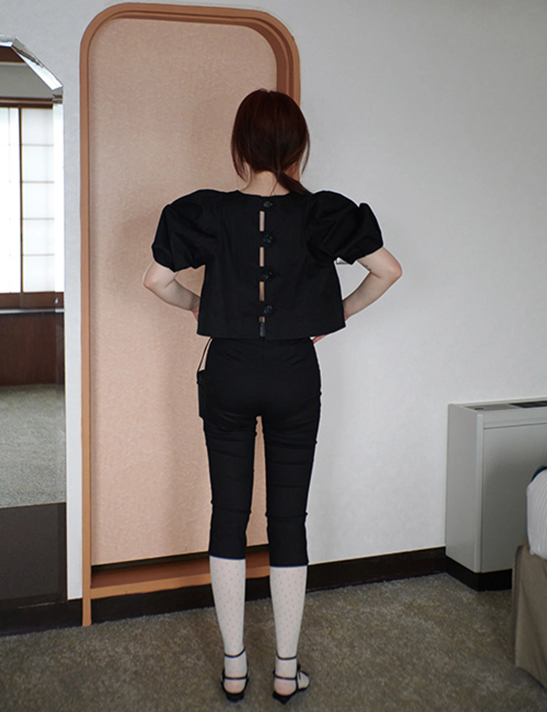 프레클 capri pants in black 상품 이미지 1