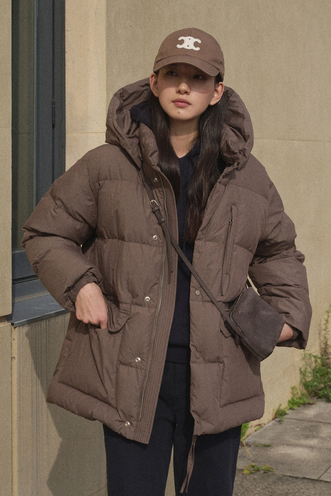 세이지먼트 MORI HOOD GOOSE PADDING_BROWN 상품 이미지 2