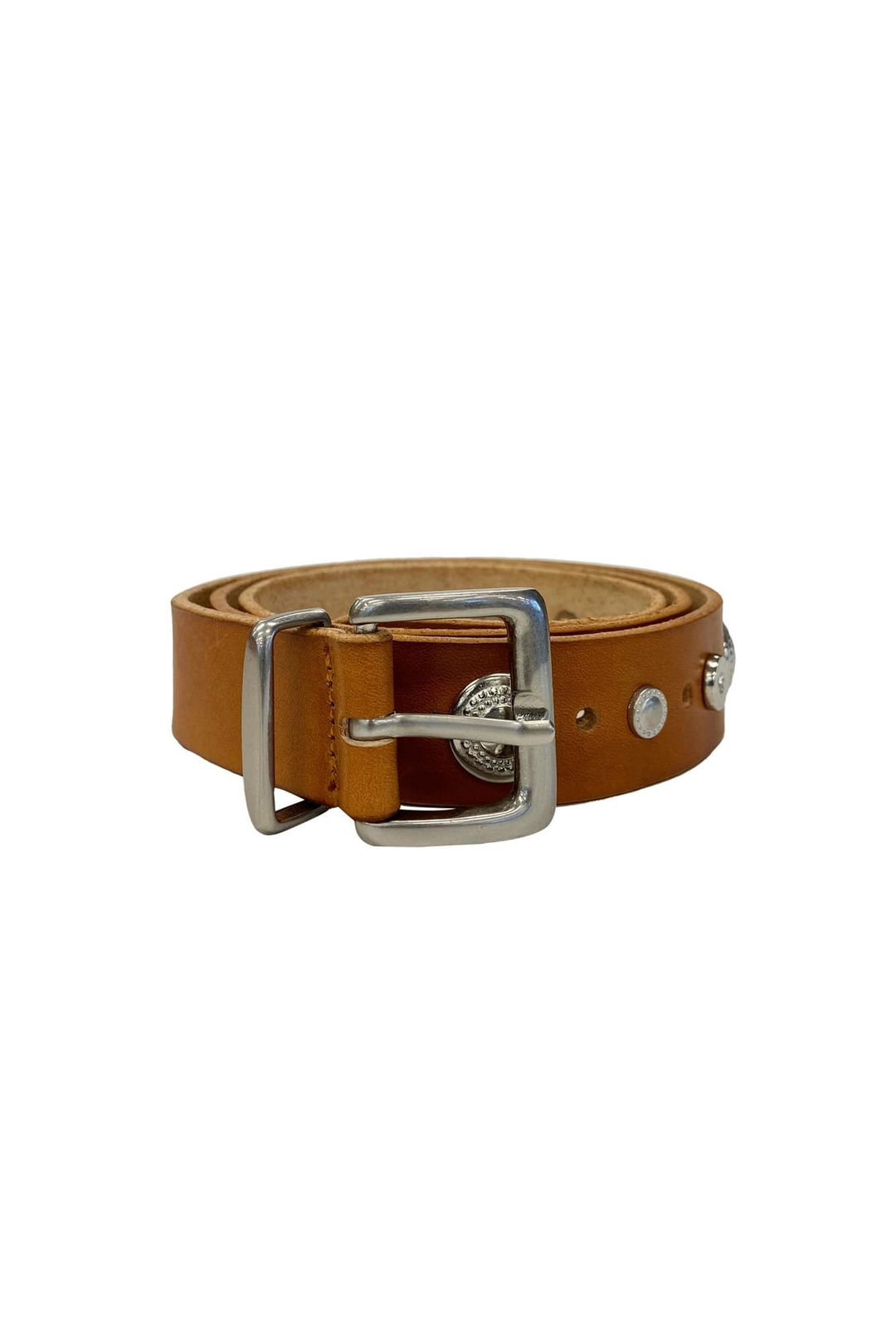 투머치택스 STUDDED LEATHER BELT (BLACK) 상품 이미지 1