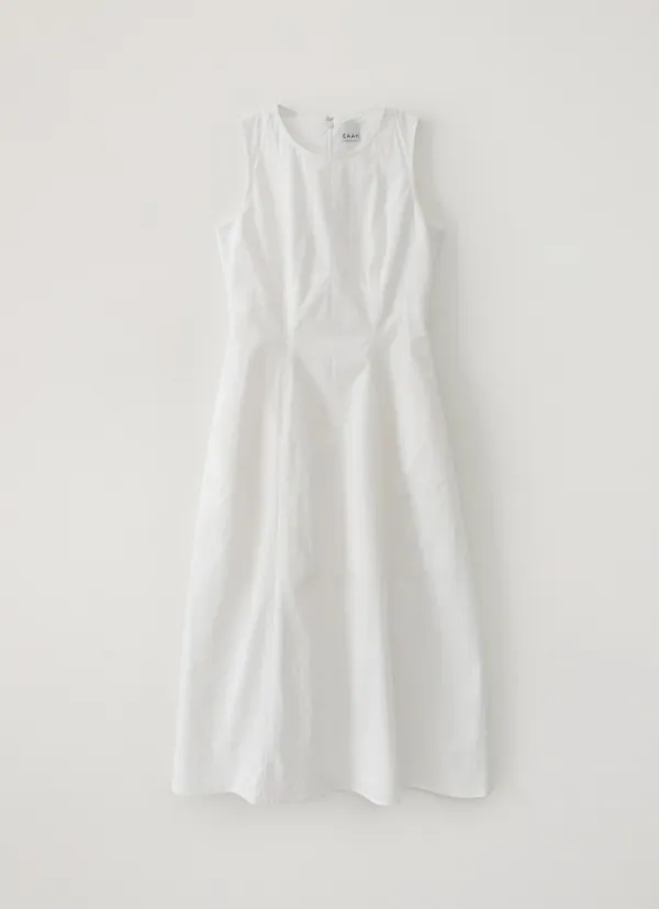Raye Sleeveless Dress (White)