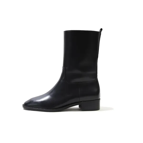 Welt midi boots / 블랙