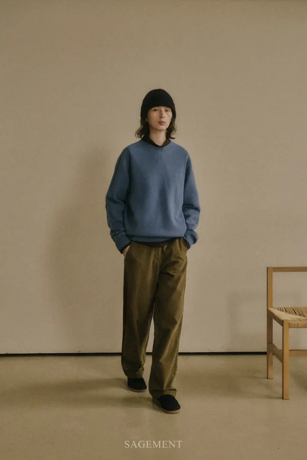 NORTEN PEACH COTTON PANTS_KHAKI