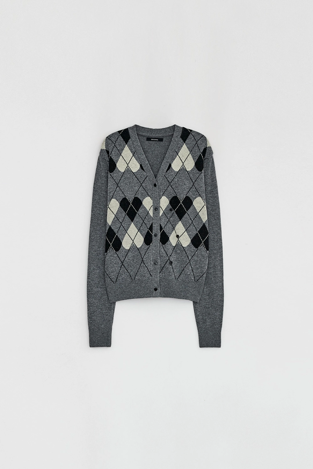 다이애그널 HEART ARGYLE KNIT CARDIGAN 상품 이미지 3