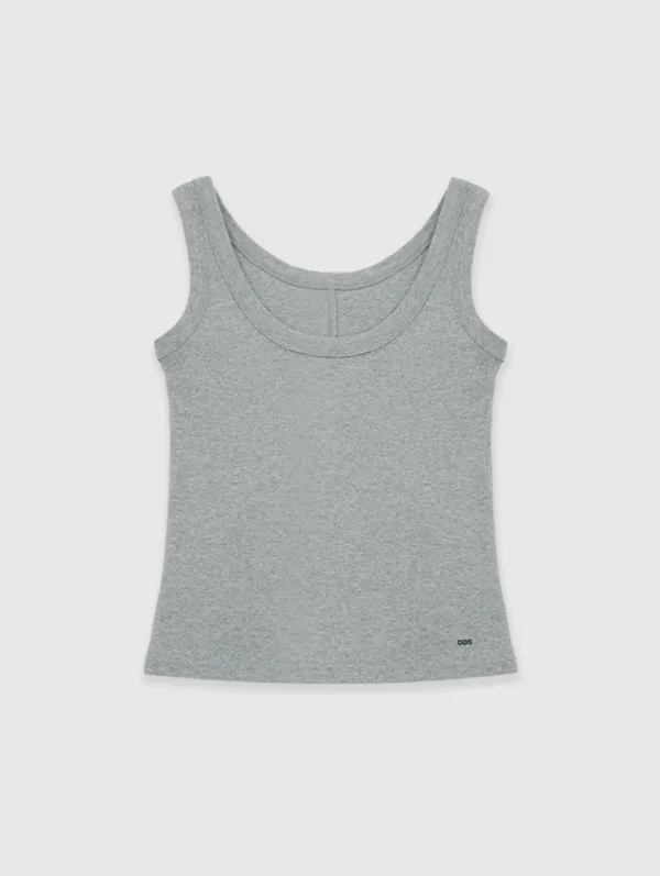 [Essential] Dual Tank Top (Gray)