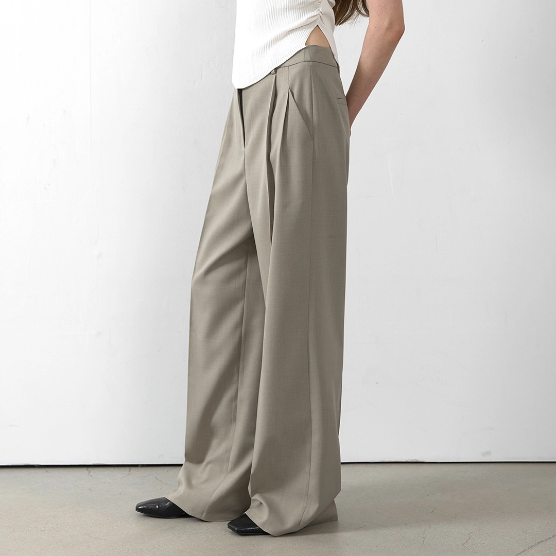 아뜰리에 나인 (PT-5664)BAY SET-UP TWO TUCK PANTS 상품 이미지 2
