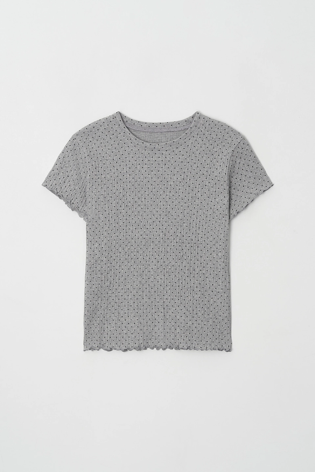 브렌다 브렌든 dot dot tee - grey 상품 이미지 1