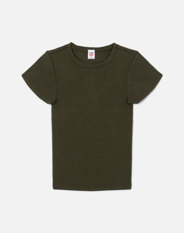 Hanes 60s Slim Tee - Olive Branch