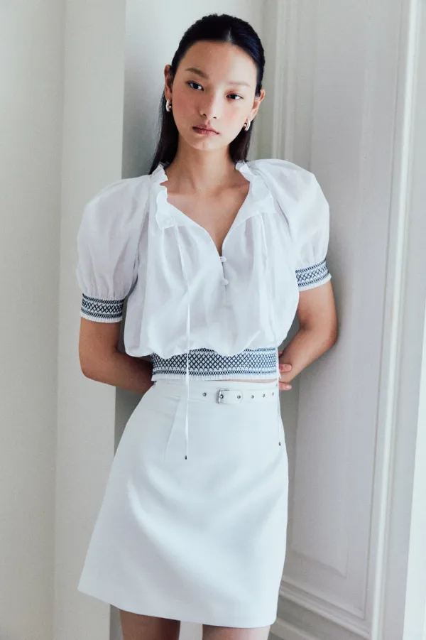 NO.18 SKIRT - WHITE