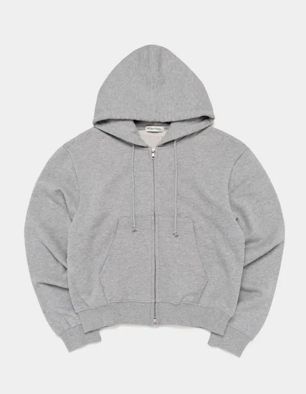 Zoë Loose Zip-up Hoodie (Grey)