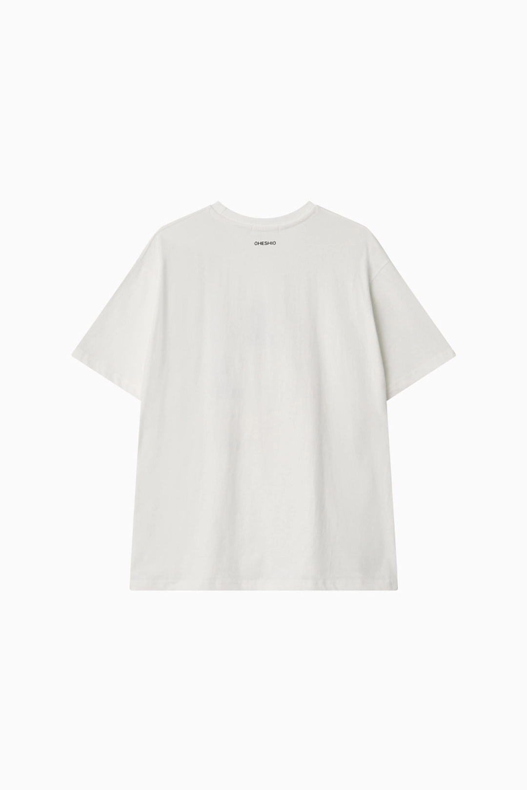 오헤시오 PONY BOOTS OVERFIT T-SHIRT, WHITE 상품 이미지 2