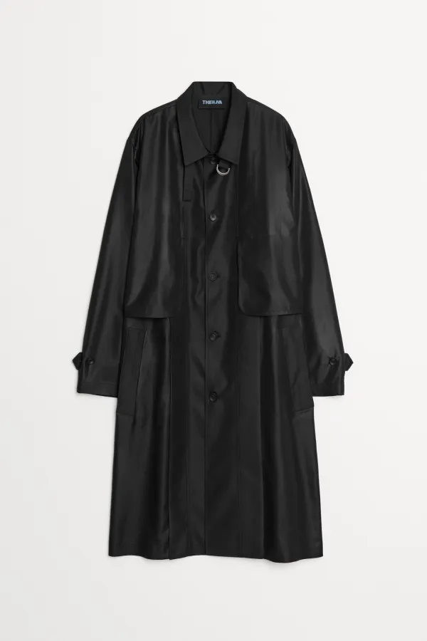 Loie Slit Trench Coat