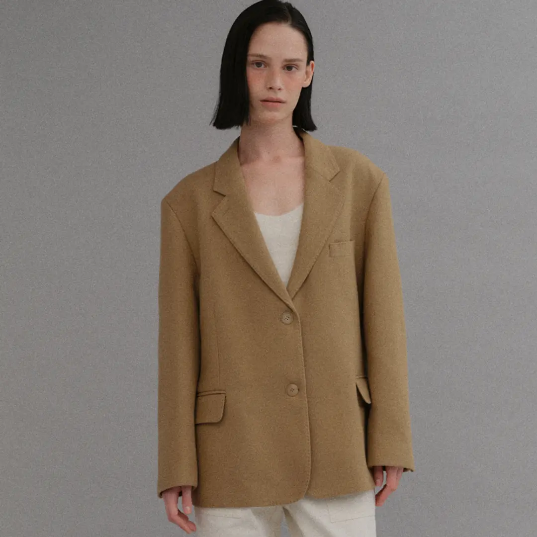 베이오드 Stitch wool jacket	_beige 상품 이미지 2