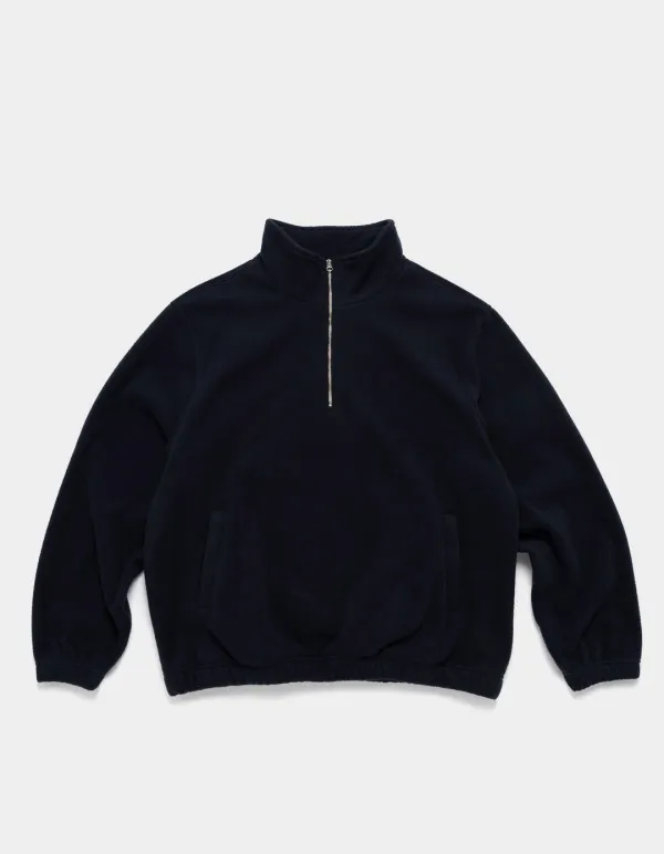 Jesse Fleece Half-Zip Pullover (Navy)