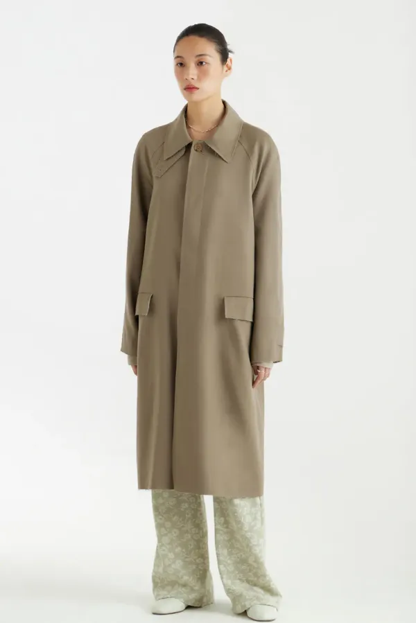 Cut-Off Mac Coat (Unisex)
