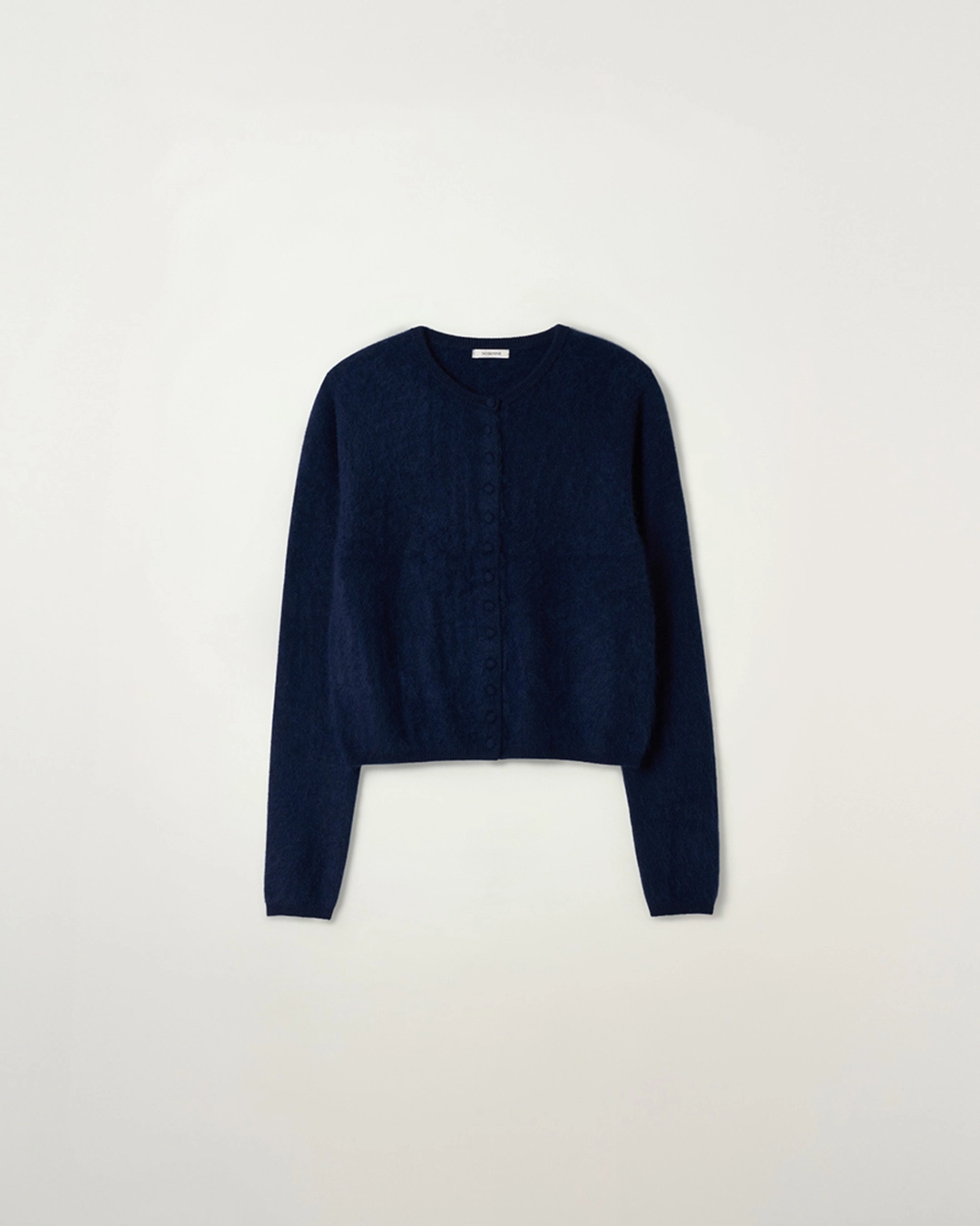 누아르나인 [9/17 순차배송] Hairy Wool Cardigan [NAVY] 상품 이미지 1