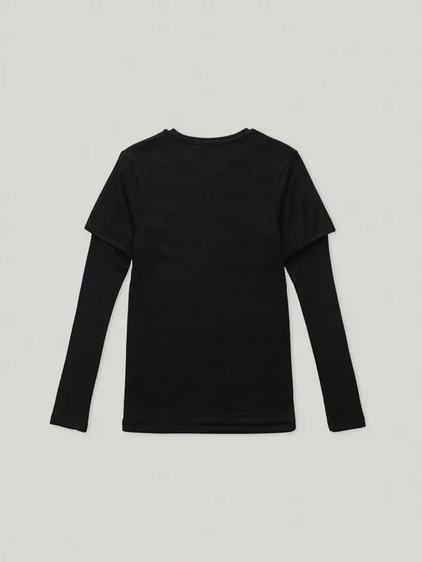 Bobo Layered Tee Black (3rd)