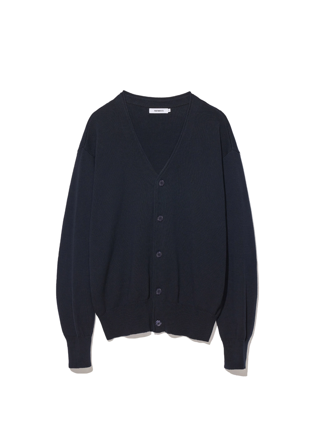 파르티멘토 V Neck Knit Cardigan_Navy 상품 이미지 3