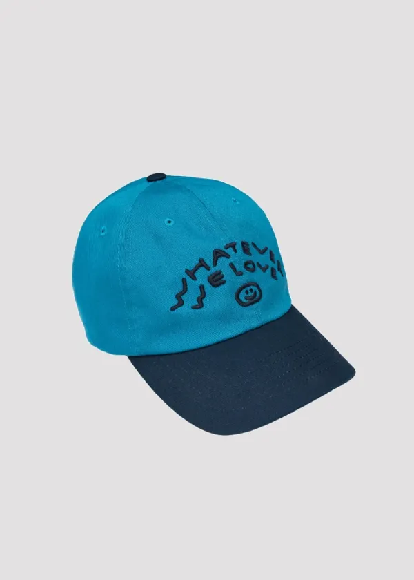 CAP WE LOVE TEAL GREEN NAVY
