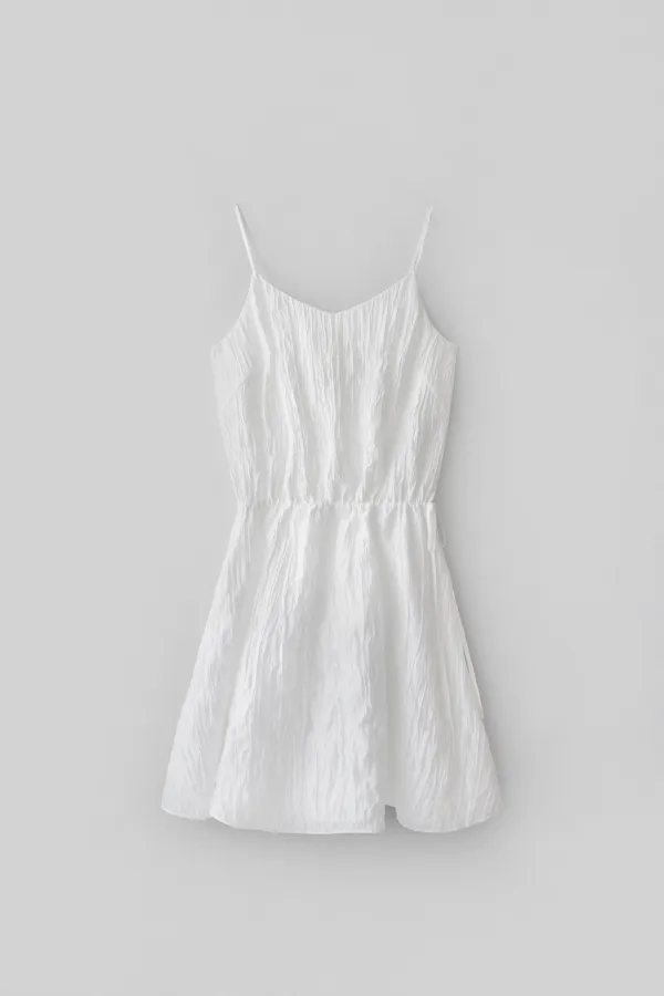 Bowen pleats dress (ivory)