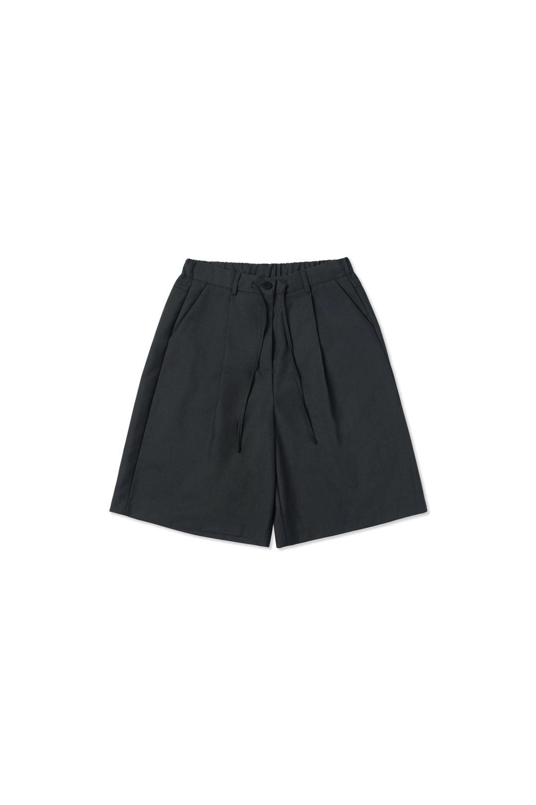 위드아웃썸머 Pintuck bermuda pants_charcoal 상품 이미지 2