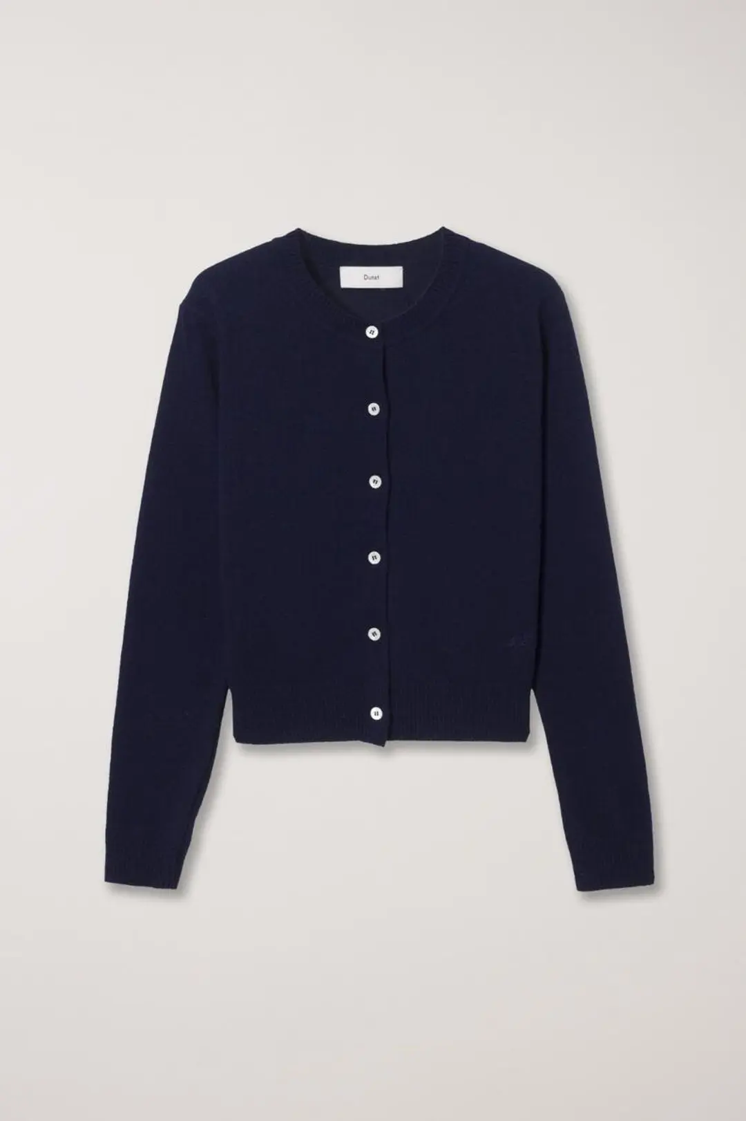 던스트 ESSENTIAL CREWNECK KNIT CARDIGAN FRENCH NAVY 상품 이미지 1