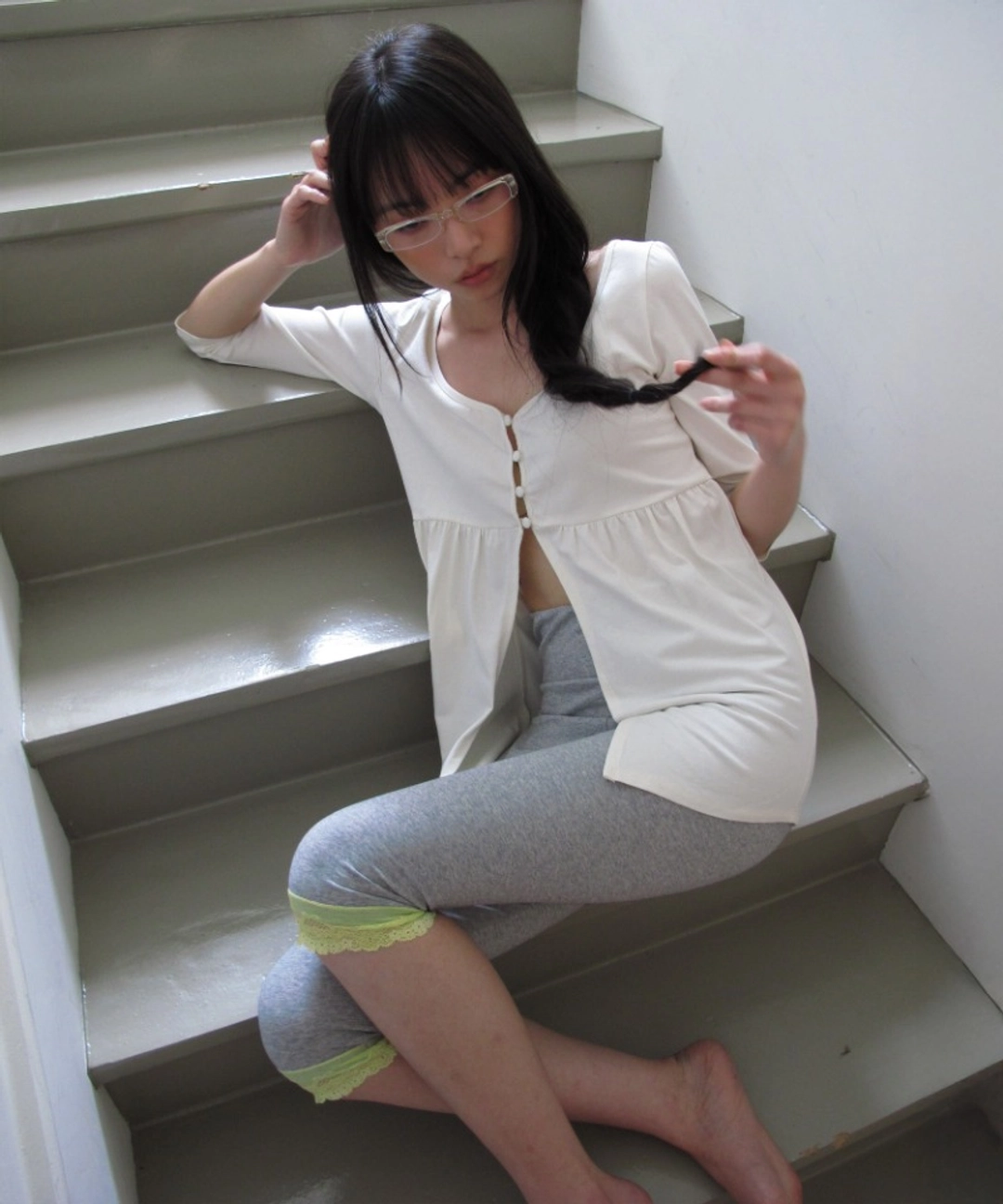 니히 Whisper cardigan (Ivory) 상품 이미지 2
