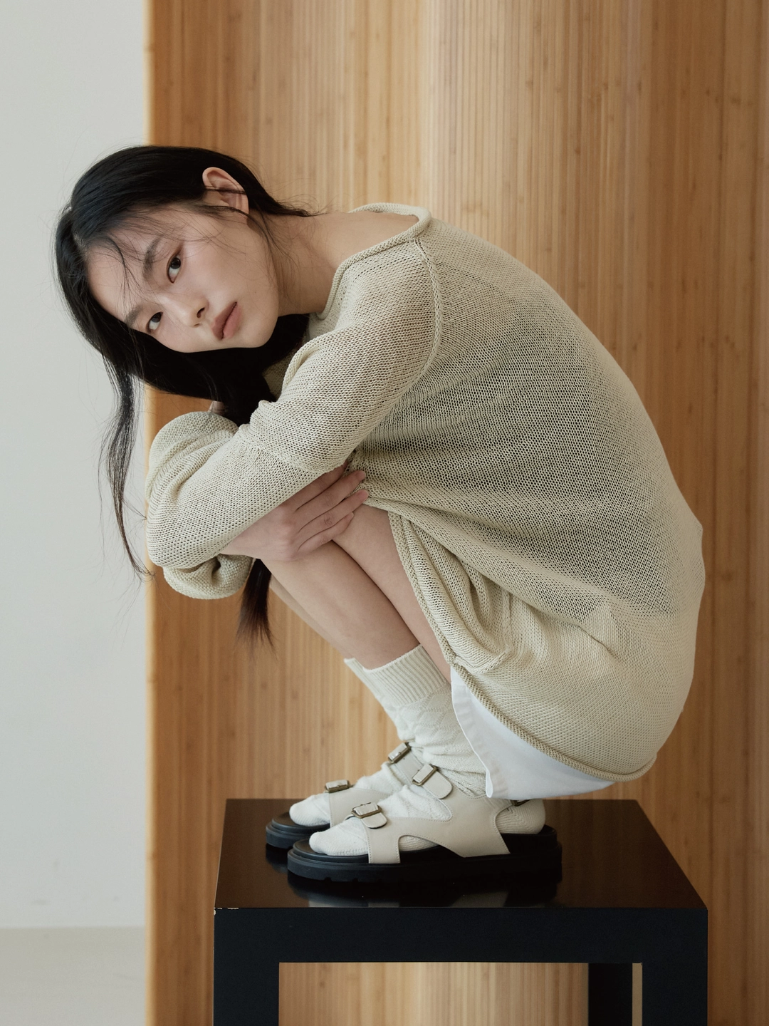 러브듀이 2 STRAP MOLD sandal / 크림베이지 상품 이미지 2