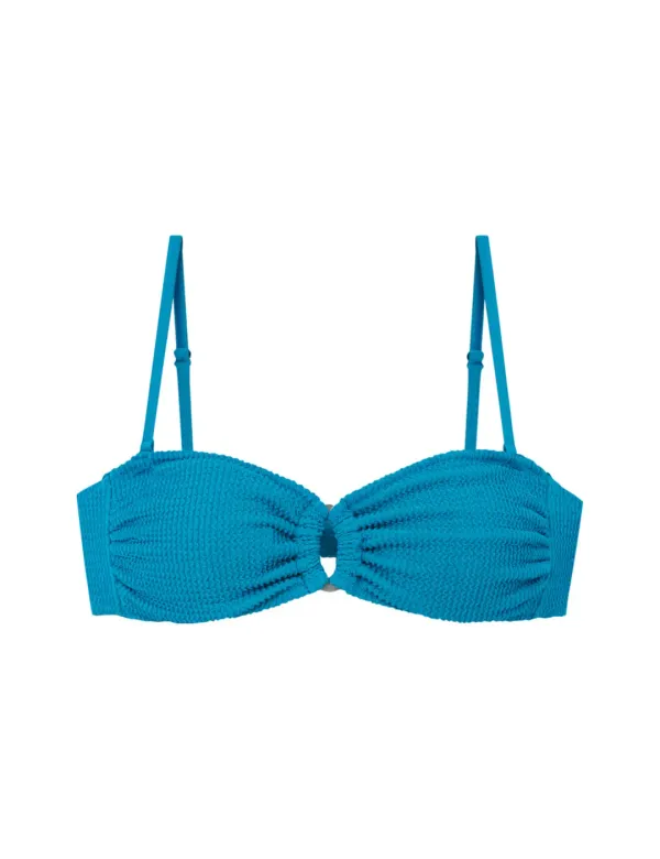 ALMA BIKINI TOP_TEAL BLUE
