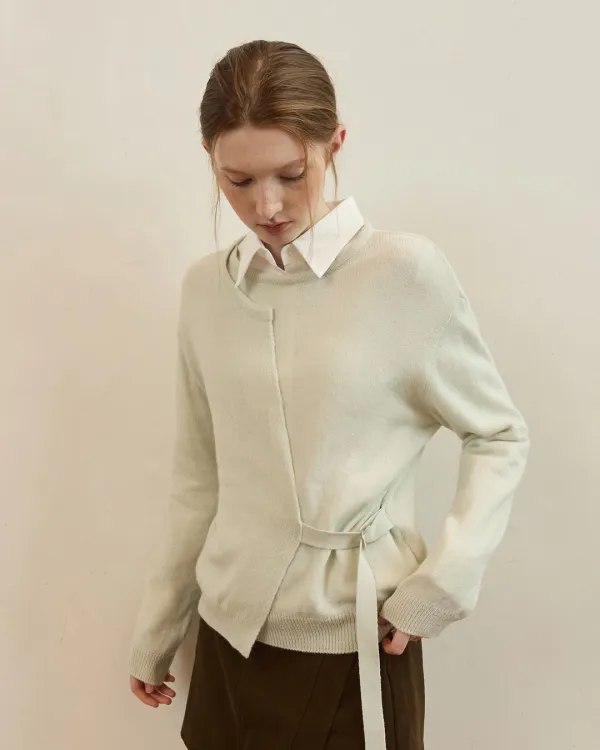Bouckle lap modern knit - mint