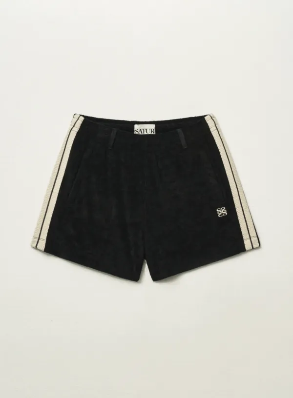 (W) Lawton Terry Shorts - Black