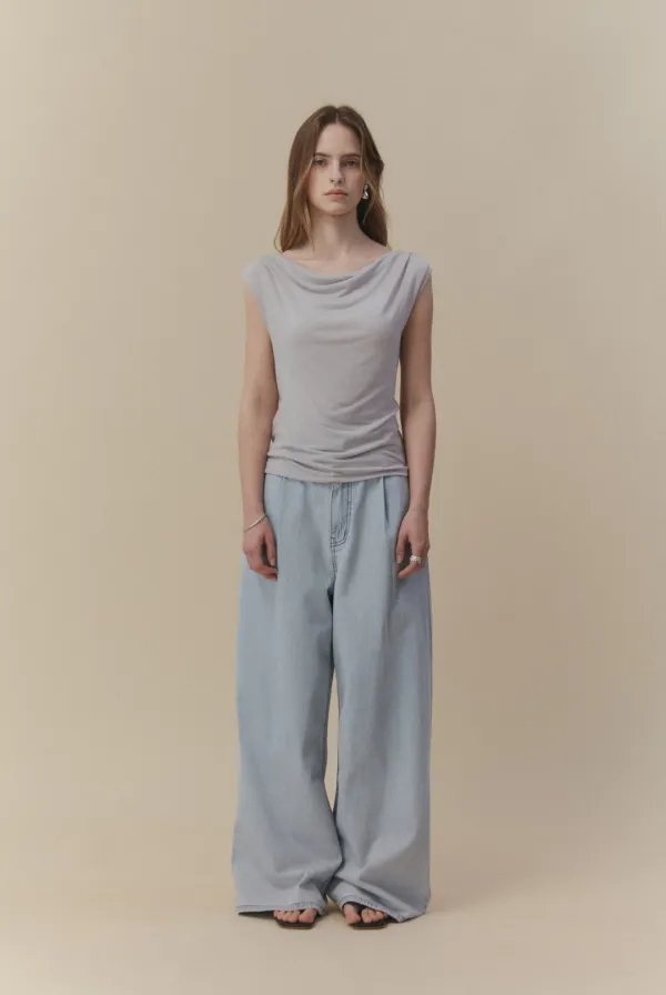 Drape T-shirts (Cool Grey)