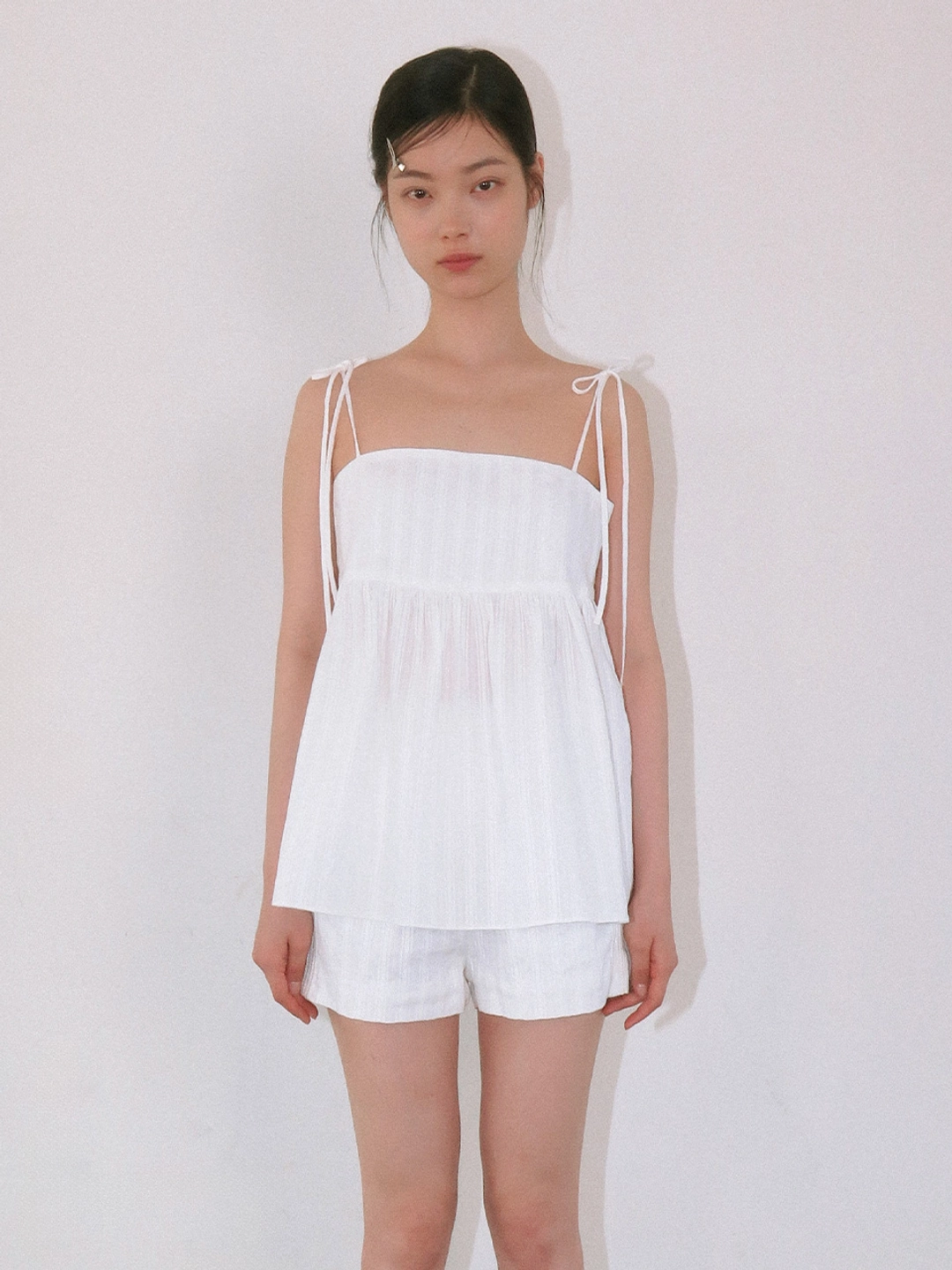 기준 [손연재 착용] Pure Lace Camisole Off-White 상품 이미지 1