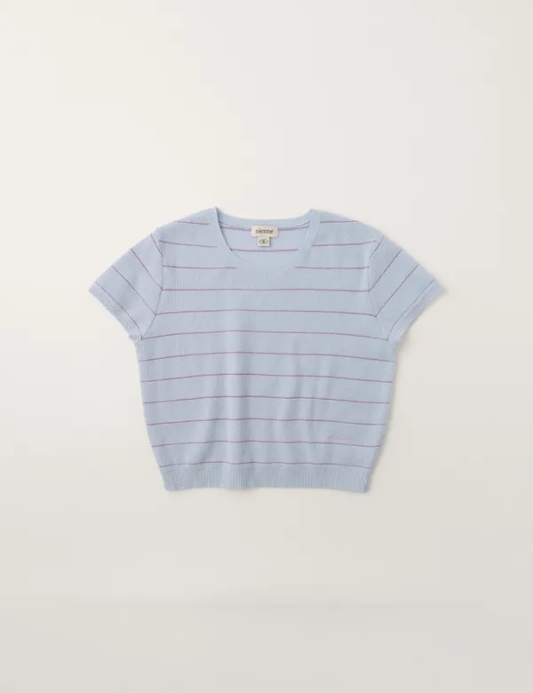 Rome Stripe Knit (Sky Blue)