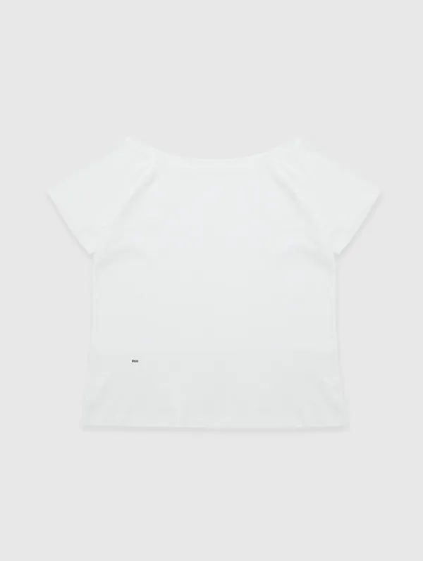 [4th 예약주문] Tone Shoulder Tee (Ivory)