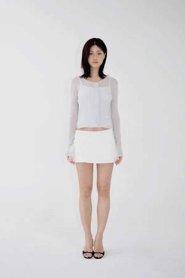 Tulle Layered Mini Skirt