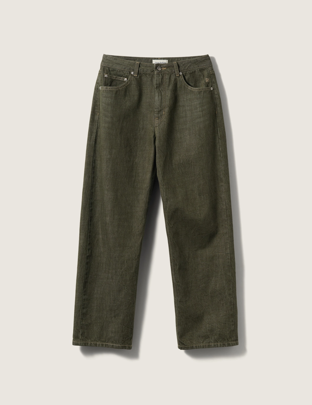 시엔느 Selvedge Denim Pants (Khaki) 상품 이미지 1