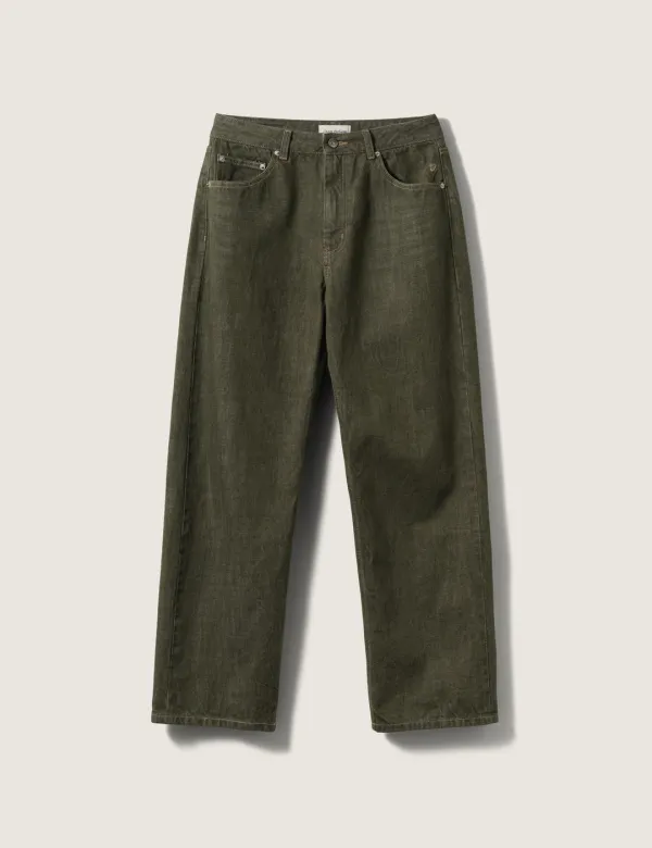 Selvedge Denim Pants (Khaki)