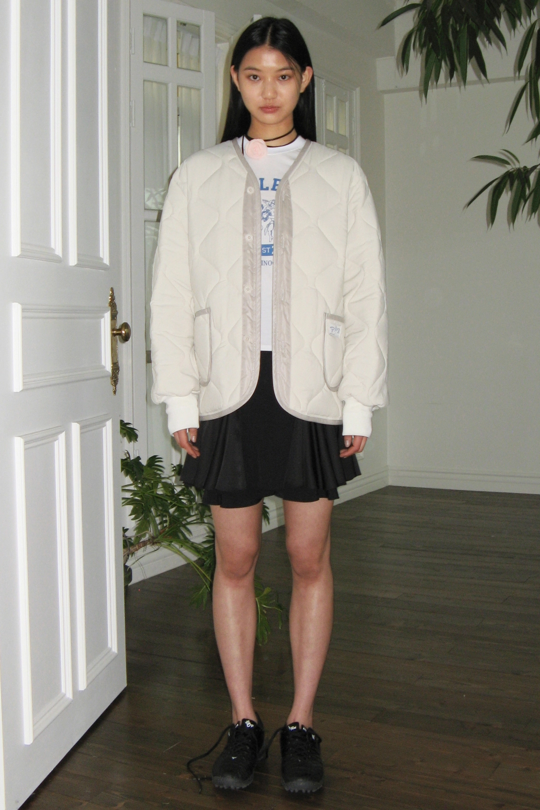 시눈 Frill Layered Skirt (Black) 상품 이미지 1